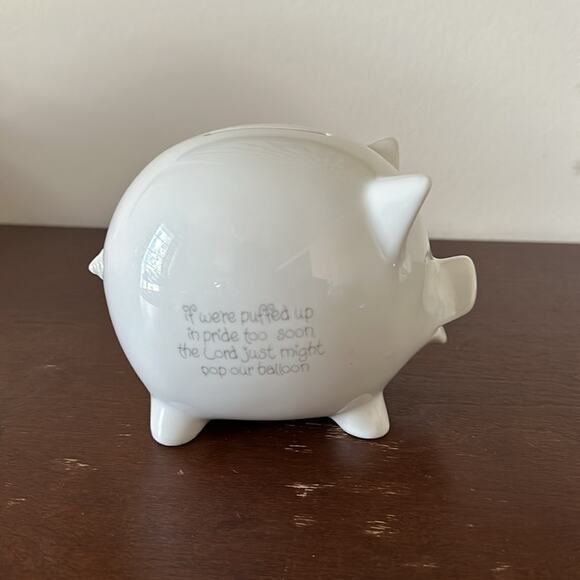 Precious Moments | 1985 Samuel J. Butcher Clown with Balloons Coin Bank - Picture 5 of 10